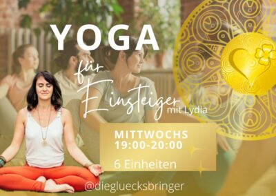 02.09.26 Hatha Yoga Einsteigerkurs (6 Einheiten) mit Dr. Lydia Lange